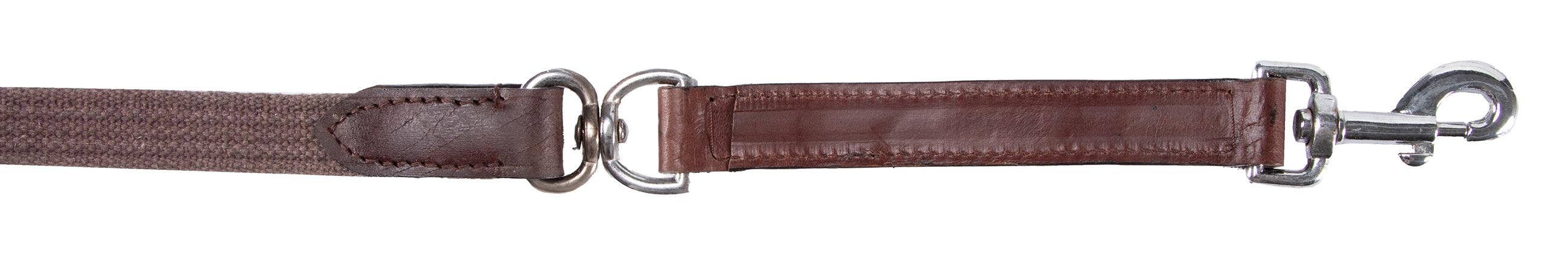Web Lunge Rein w/Leather Billets - Image 3