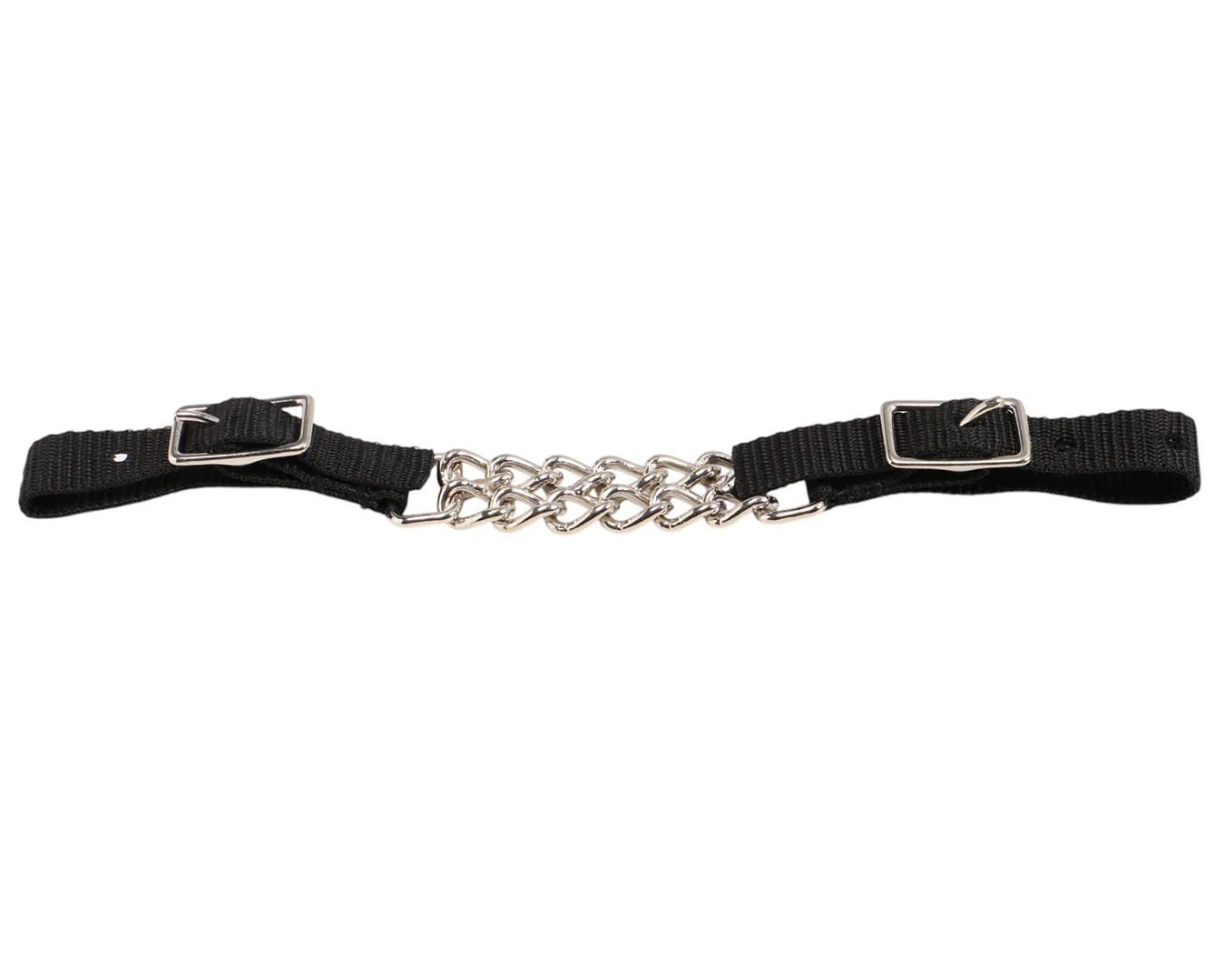STC Western Curb Chain w/Black Nylon Straps - Image 2